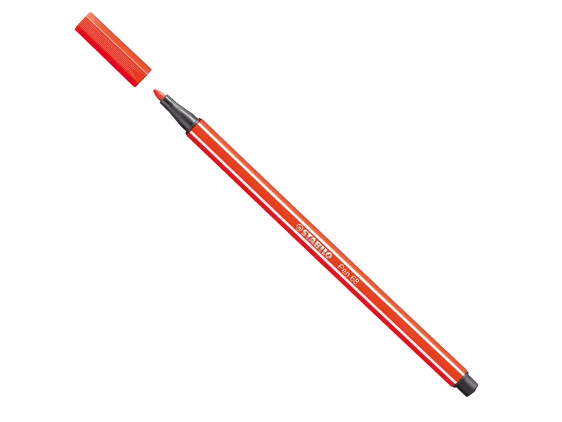 Pennarello Pen 68 Stabilo - 1 mm - 68/40 (Rosso Chiaro Conf. 10) Pennarello Pen 68 Stabilo - 1 mm - 68/40 (Rosso Chiaro Conf. 10)