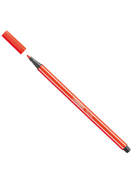 Pennarello Pen 68 Stabilo - 1 mm - 68/40 (Rosso Chiaro Conf. 10)