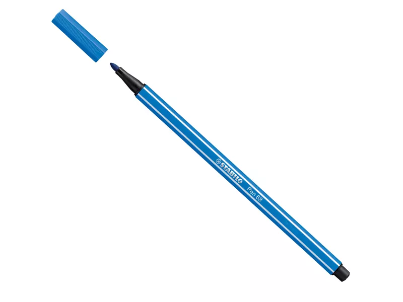 Pennarello Pen 68 Stabilo - 1 mm - 68/41 (Blu Scuro Conf. 10)