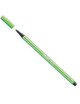 Pennarello Pen 68 Stabilo - 1 mm - 68/43 (Verde Foglia Conf. 10)