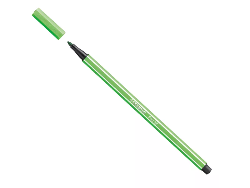 Pennarello Pen 68 Stabilo - 1 mm - 68/43 (Verde Foglia Conf. 10)