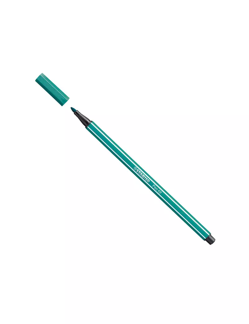Pennarello Pen 68 Stabilo - 1 mm - 68/51 (Blu Turchese Conf. 10) Pennarello Pen 68 Stabilo - 1 mm - 68/51 (Blu Turchese Conf. 10)
