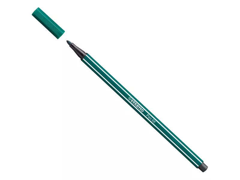 Pennarello Pen 68 Stabilo - 1 mm - 68/53 (Verde Turchese Conf. 10)