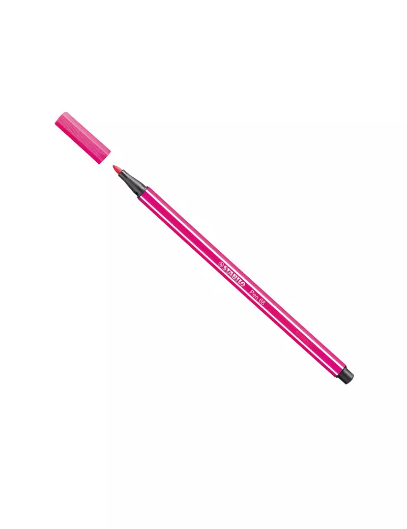 Pennarello Pen 68 Stabilo - 1 mm - 68/56 (Rosa Scuro Conf. 10)