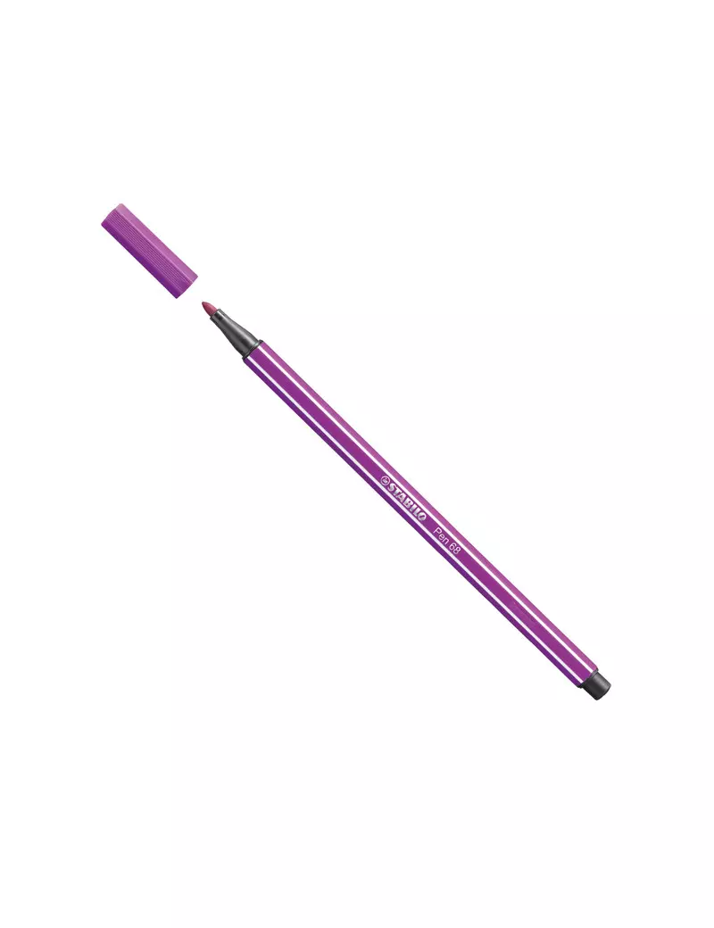 Pennarello Pen 68 Stabilo - 1 mm - 68/58 (Lilla Conf. 10) Pennarello Pen 68 Stabilo - 1 mm - 68/58 (Lilla Conf. 10)