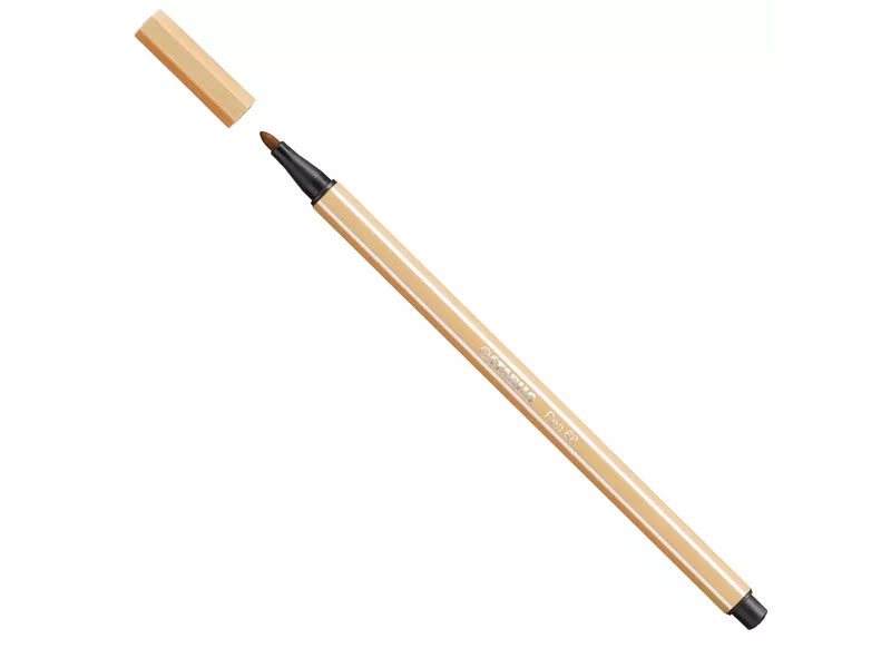 Pennarello Pen 68 Stabilo - 1 mm - 68/88 (Ocra Chiaro Conf. 10)