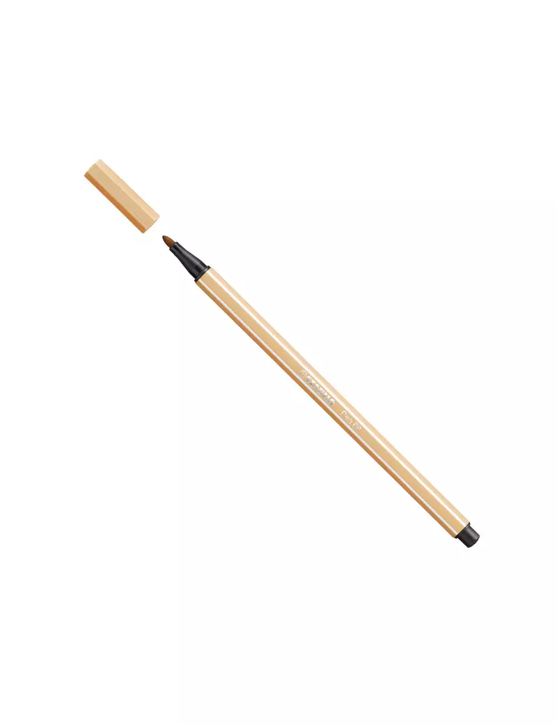 Pennarello Pen 68 Stabilo - 1 mm - 68/88 (Ocra Chiaro Conf. 10) Pennarello Pen 68 Stabilo - 1 mm - 68/88 (Ocra Chiaro Conf. 10)