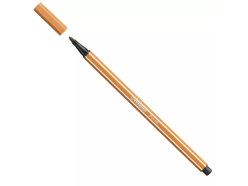 Pennarello Pen 68 Stabilo - 1 mm - 68/89 (Ocra Scuro Conf. 10)