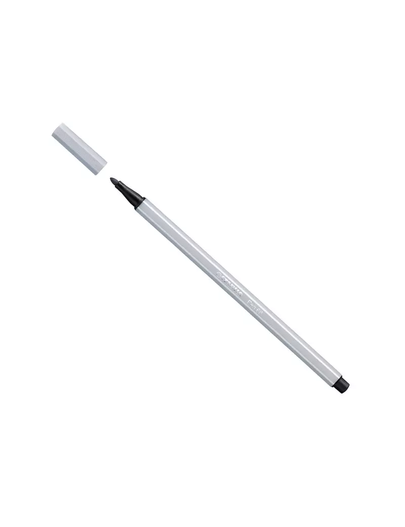 Pennarello Pen 68 Stabilo - 1 mm - 68/94 (Grigio Freddo Chiaro Conf. 10) Pennarello Pen 68 Stabilo - 1 mm - 68/94 (Grigio Freddo Chiaro Conf. 10)