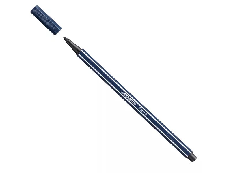 Pennarello Pen 68 Stabilo - 1 mm - 68/98 (Grigio di Payne Conf. 10)