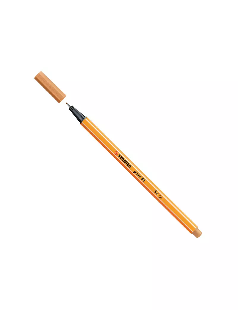 Fineliner Point 88 Stabilo - 0,4 mm - 88/89 (Ocra Scuro Conf. 10) Fineliner Point 88 Stabilo - 0,4 mm - 88/89 (Ocra Scuro Conf. 10)