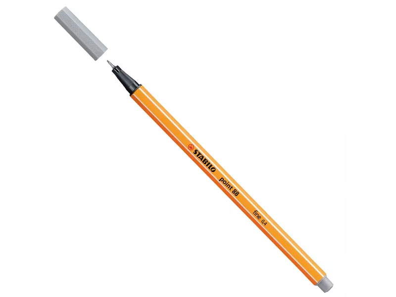Fineliner Point 88 Stabilo - 0,4 mm - 88/95 (Grigio Medio Conf. 10)