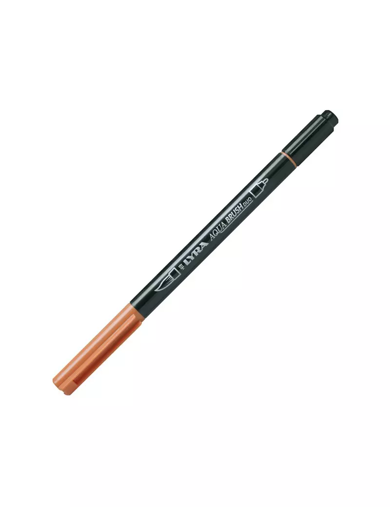 Pennarelli Aqua Brush Duo Lyra - L6520087 (Ocra Bruciata Conf. 10)