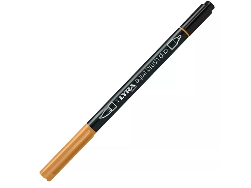 Pennarelli Aqua Brush Duo Lyra - L6520082 (Ocra Bruna Conf. 10)