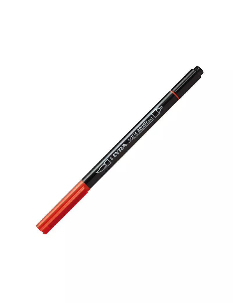 Pennarelli Aqua Brush Duo Lyra - L6520021 (Rosso Geranio Chiaro Conf. 10)