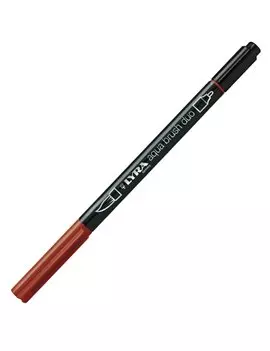 Pennarelli Aqua Brush Duo Lyra - L6520092 (Rosso Indiano Conf. 10)