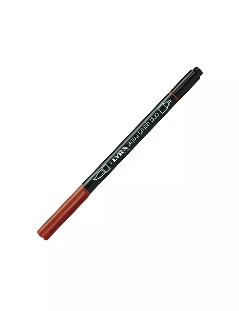 Pennarelli Aqua Brush Duo Lyra - L6520092 (Rosso Indiano Conf. 10)