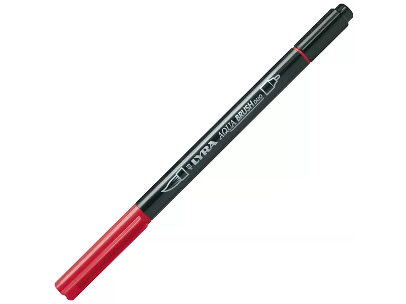 Pennarelli Aqua Brush Duo Lyra - L6520091 (Rosso Pompei Conf. 10)