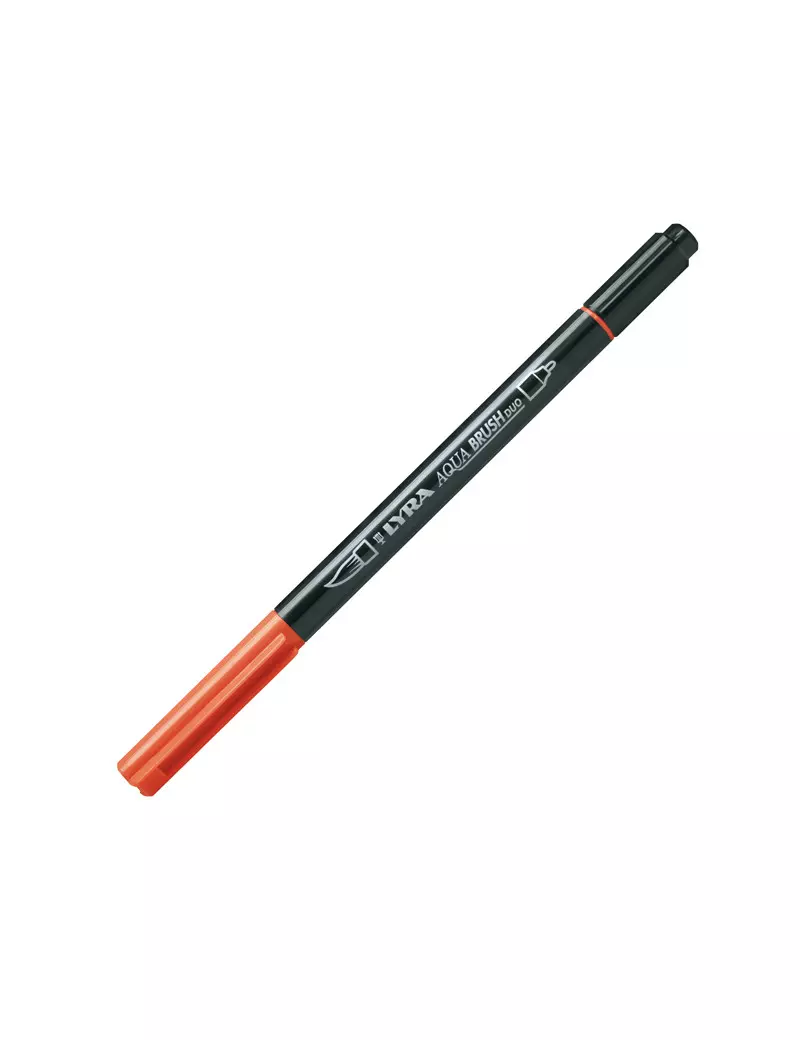 Pennarelli Aqua Brush Duo Lyra - L6520015 (Rosso Saturno Conf. 10) Pennarelli Aqua Brush Duo Lyra - L6520015 (Rosso Saturno Conf. 10)