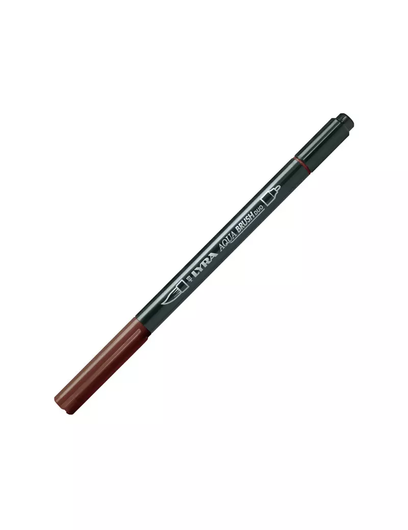 Pennarelli Aqua Brush Duo Lyra - L6520075 (Seppia Scuro Conf. 10) Pennarelli Aqua Brush Duo Lyra - L6520075 (Seppia Scuro Conf. 10)