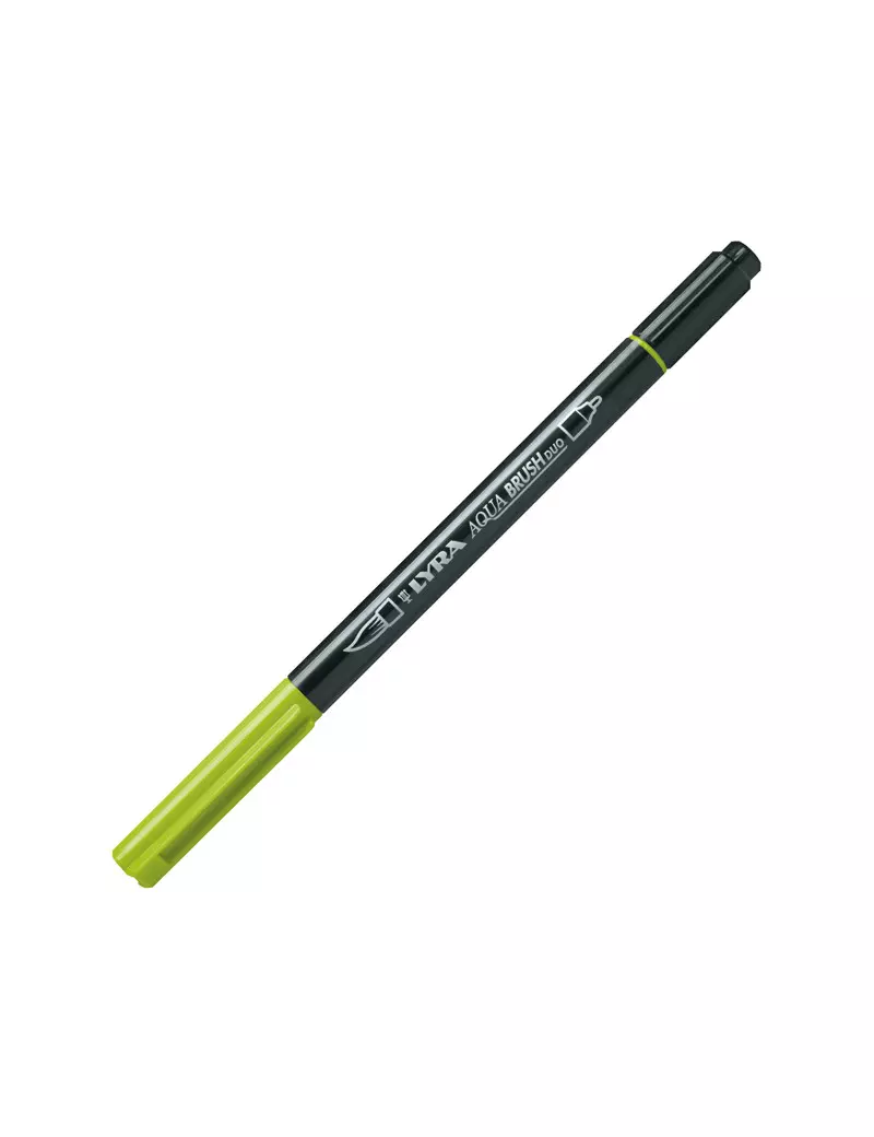 Pennarelli Aqua Brush Duo Lyra - L6520070 (Still de Grain Giallo Conf. 10) Pennarelli Aqua Brush Duo Lyra - L6520070 (Still de Grain Giallo Conf. 10)
