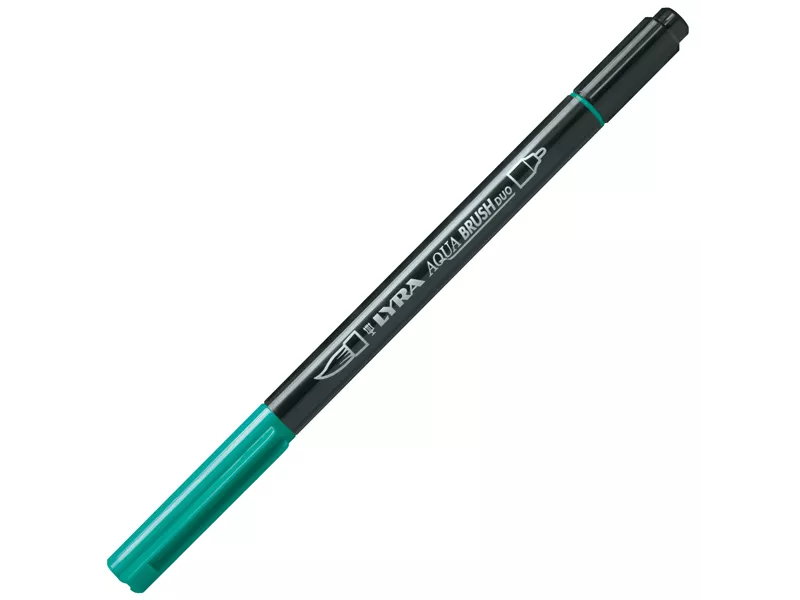 Pennarelli Aqua Brush Duo Lyra - L6520055 (Verde Notte Conf. 10)