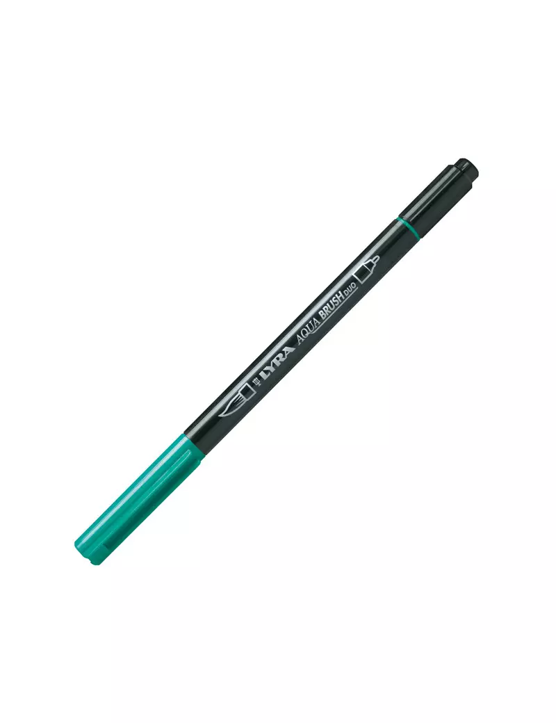 Pennarelli Aqua Brush Duo Lyra - L6520055 (Verde Notte Conf. 10)