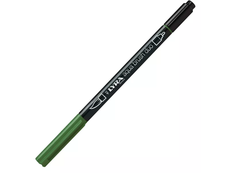 Pennarelli Aqua Brush Duo Lyra - L6520073 (Verde Oliva Conf. 10) Pennarelli Aqua Brush Duo Lyra - L6520073 (Verde Oliva Conf. 10)