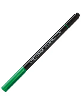 Pennarelli Aqua Brush Duo Lyra - L6520067 (Verde Permanente Conf. 10)