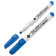 Marcatore a Secco per Lavagne Tratto Memo Fila - Punta Scalpello - 6,5 mm - 852001 (Blu Conf. 12)