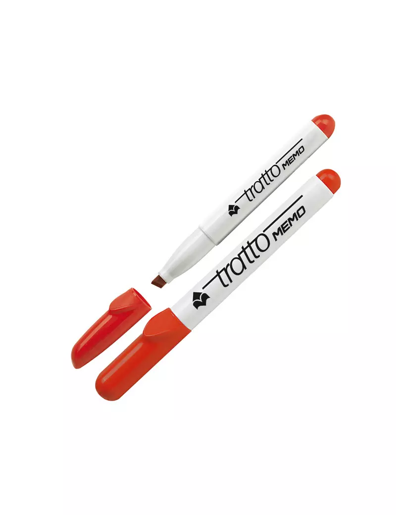 Marcatore a Secco per Lavagne Tratto Memo Fila - Punta Scalpello - 6,5 mm - 852002 (Rosso Conf. 12) Marcatore a Secco per Lavagne Tratto Memo Fila - Punta Scalpello - 6,5 mm - 852002 (Rosso Conf. 12)
