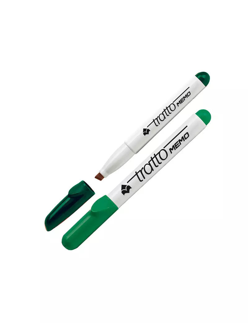 Marcatore a Secco per Lavagne Tratto Memo Fila - Punta Scalpello - 6,5 mm - 852004 (Verde Conf. 12) Marcatore a Secco per Lavagne Tratto Memo Fila - Punta Scalpello - 6,5 mm - 852004 (Verde Conf. 12)
