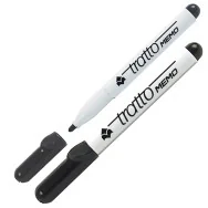 Marcatore a Secco per Lavagne Tratto Memo Fila - Punta Conica - 2,5 mm - 854003 (Nero Conf. 12)