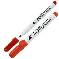 Marcatore a Secco per Lavagne Tratto Memo Fila - Punta Conica - 2,5 mm - 854002 (Rosso Conf. 12)