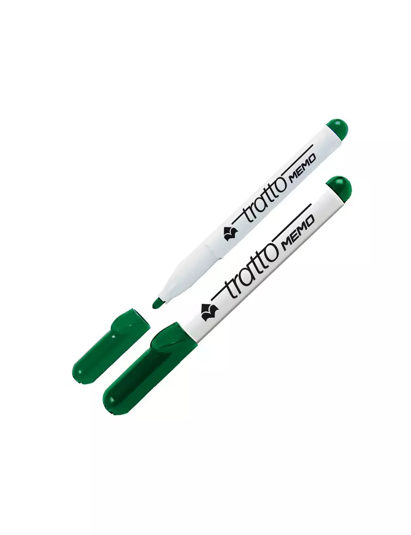 Marcatore a Secco per Lavagne Tratto Memo Fila - Punta Conica - 2,5 mm - 854004 (Verde Conf. 12) Marcatore a Secco per Lavagne Tratto Memo Fila - Punta Conica - 2,5 mm - 854004 (Verde Conf. 12)