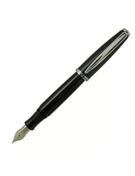 Penna Stilografica Aldo Domani Monteverde - Punta Media - Fusto Nero - J059613 (Nero)