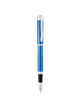 Penna Stilografica Strata Monteverde - Punta Media - Fusto Blu - J029643 (Blu)