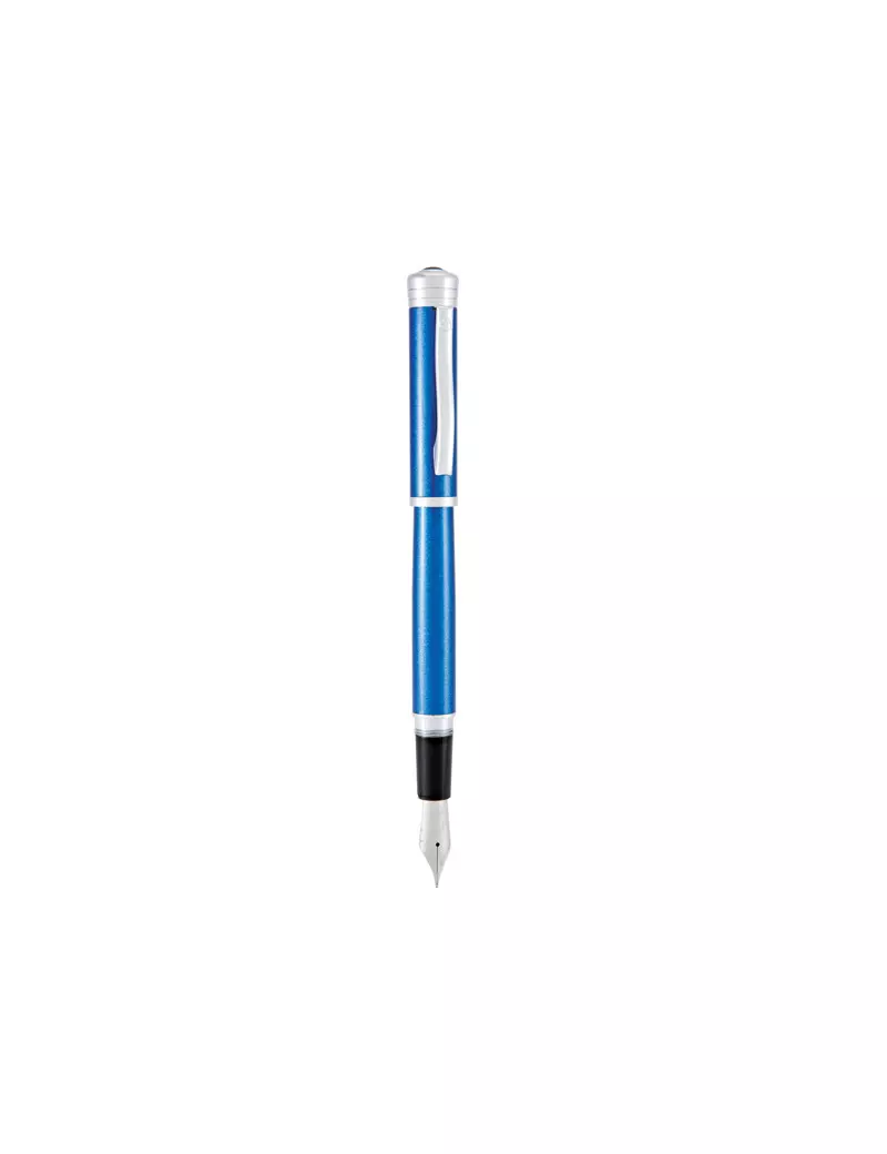 Penna Stilografica Strata Monteverde - Punta Media - Fusto Blu - J029643 (Blu)