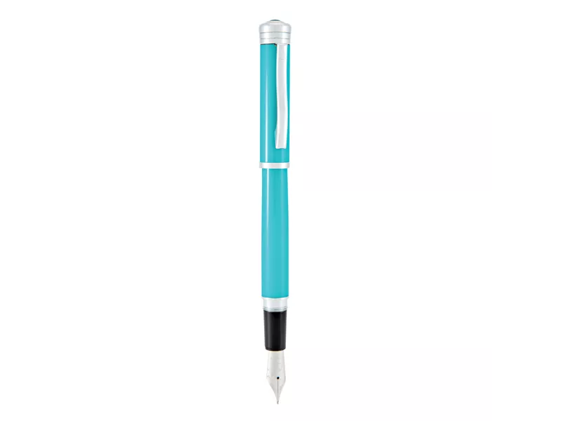 Penna Stilografica Strata Monteverde - Punta Media - Fusto Turchese - J029623 (Blu)