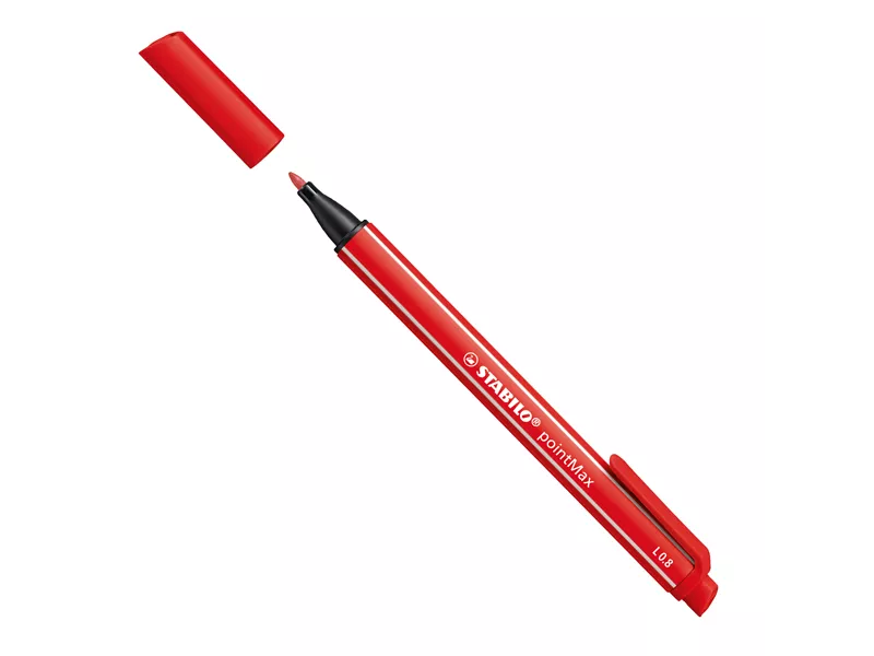 Fineliner PointMax Stabilo - 0,8 mm - 488/46 (Nero Conf. 10) Fineliner PointMax Stabilo - 0,8 mm - 488/46 (Nero Conf. 10)