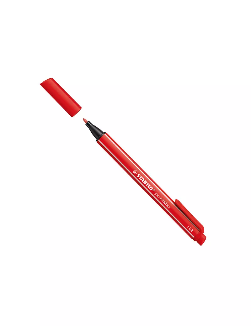 Fineliner PointMax Stabilo - 0,8 mm - 488/46 (Nero Conf. 10) Fineliner PointMax Stabilo - 0,8 mm - 488/46 (Nero Conf. 10)
