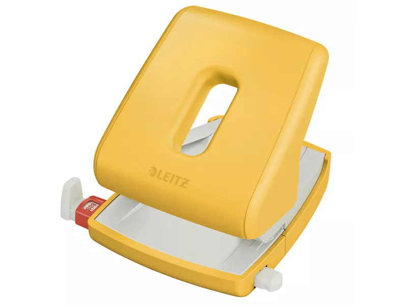 Perforatore a 2 Fori Cosy Leitz - 30 Fogli - 50040019 (Giallo)