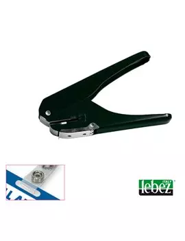 Perforatore a 1 Foro per Badge 9770 Lebez - 9770 (Nero)