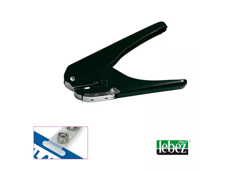Perforatore a 1 Foro per Badge 9770 Lebez - 9770 (Nero)