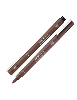 Fineliner Pin Uni-Ball - 0,1 mm - M-PIN105-SEP (Seppia Conf. 12)