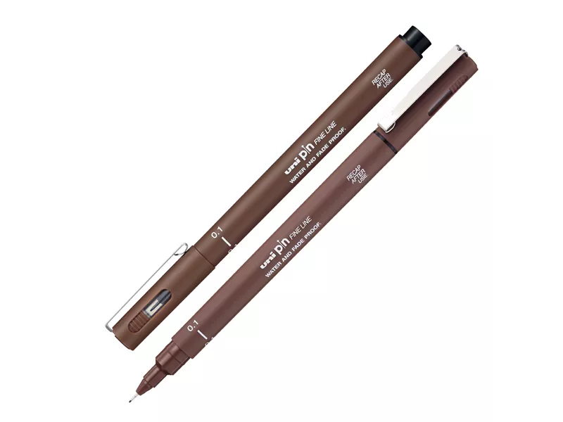 Fineliner Pin Uni-Ball - 0,1 mm - M-PIN105-SEP (Seppia Conf. 12) Fineliner Pin Uni-Ball - 0,1 mm - M-PIN105-SEP (Seppia Conf. 12)