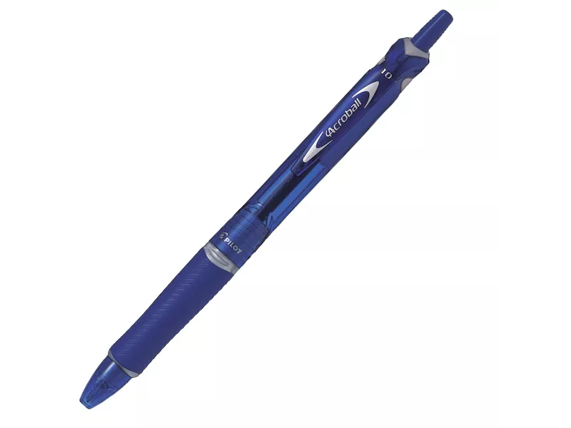 Penna a Sfera a Scatto Acroball Plastic Begreen Pilot - 1 mm - 040311 (Blu Conf. 10)