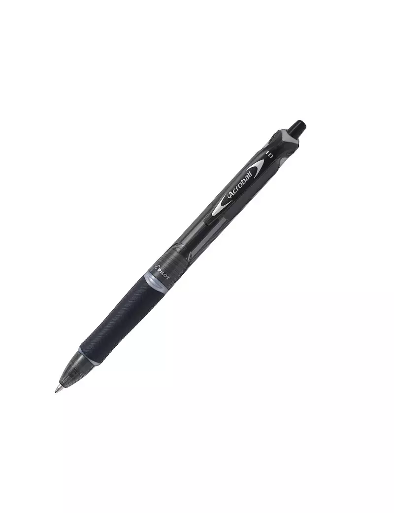 Penna a Sfera a Scatto Acroball Plastic Begreen Pilot - 1 mm - 040310 (Nero Conf. 10)
