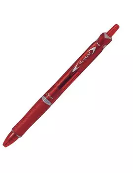 Penna a Sfera a Scatto Acroball Plastic Begreen Pilot - 1 mm - 040312 (Rosso Conf. 10)