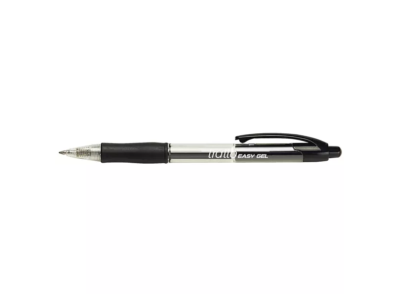 Penna Gel a Scatto Easy Gel Tratto Fila - 0,5 mm - 827703 (Nero Conf. 10)